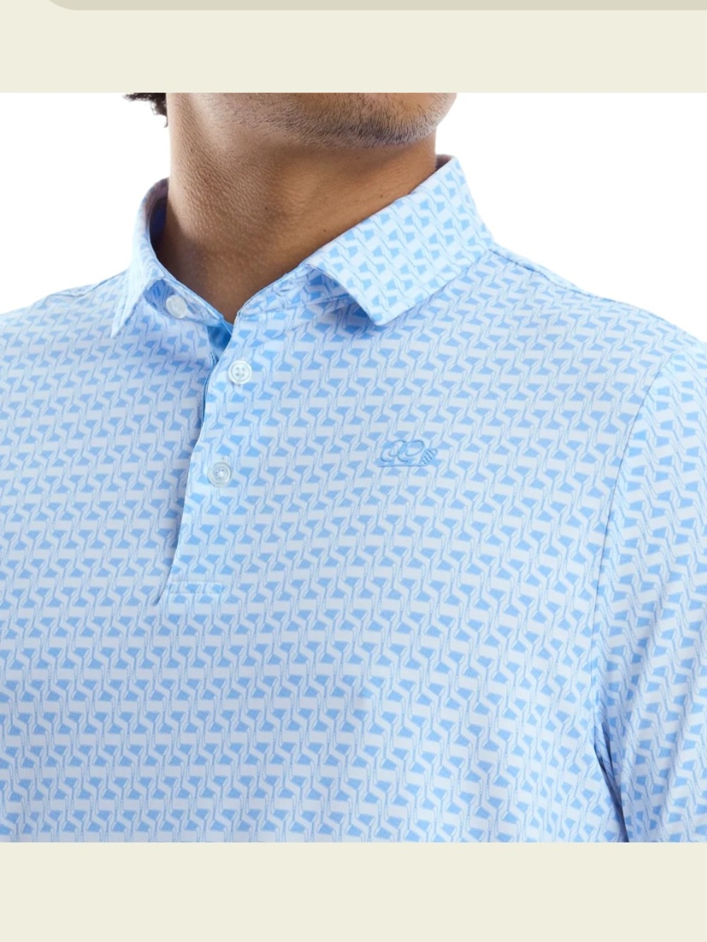 Good Good Golf Men’s Size Large Fighting for Par Good Shot Polo Blue Golf Clubs - Picture 3 of 13
